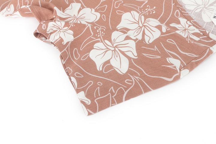 Top Luana Hibiscus Mocha