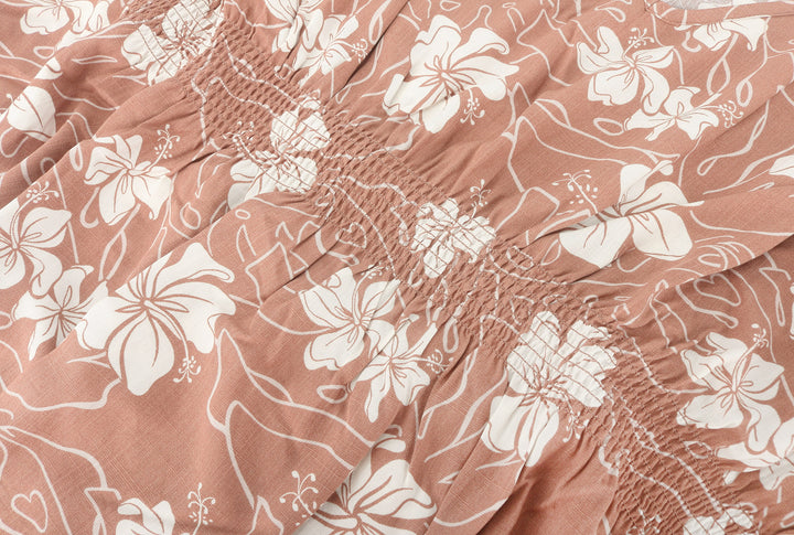 Flex Dress Anela Hibiscus Mocha