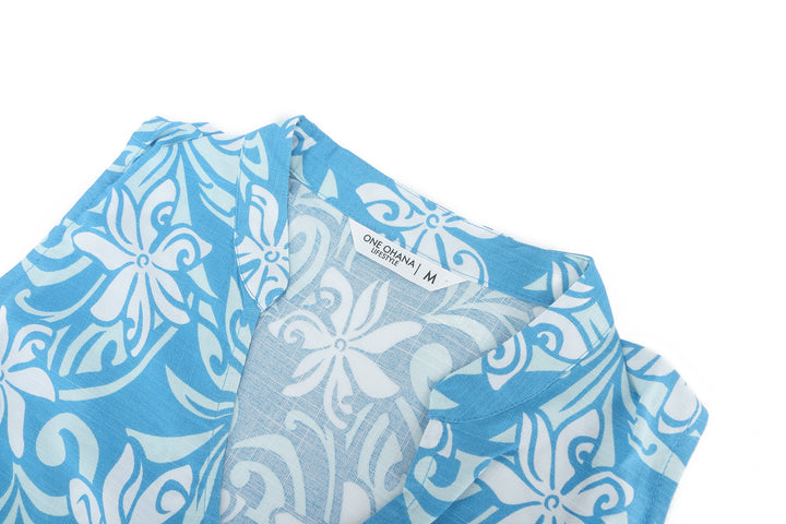 Sleevless Dress Kaipo Tiare Infinity Blue