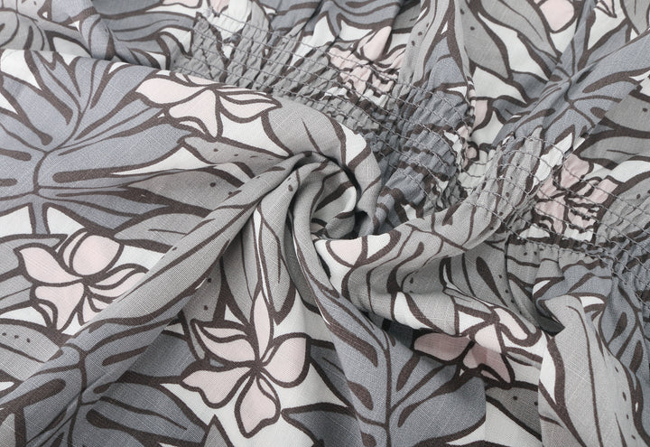 Girls Flow Dress Anela Mini Lauae Grey