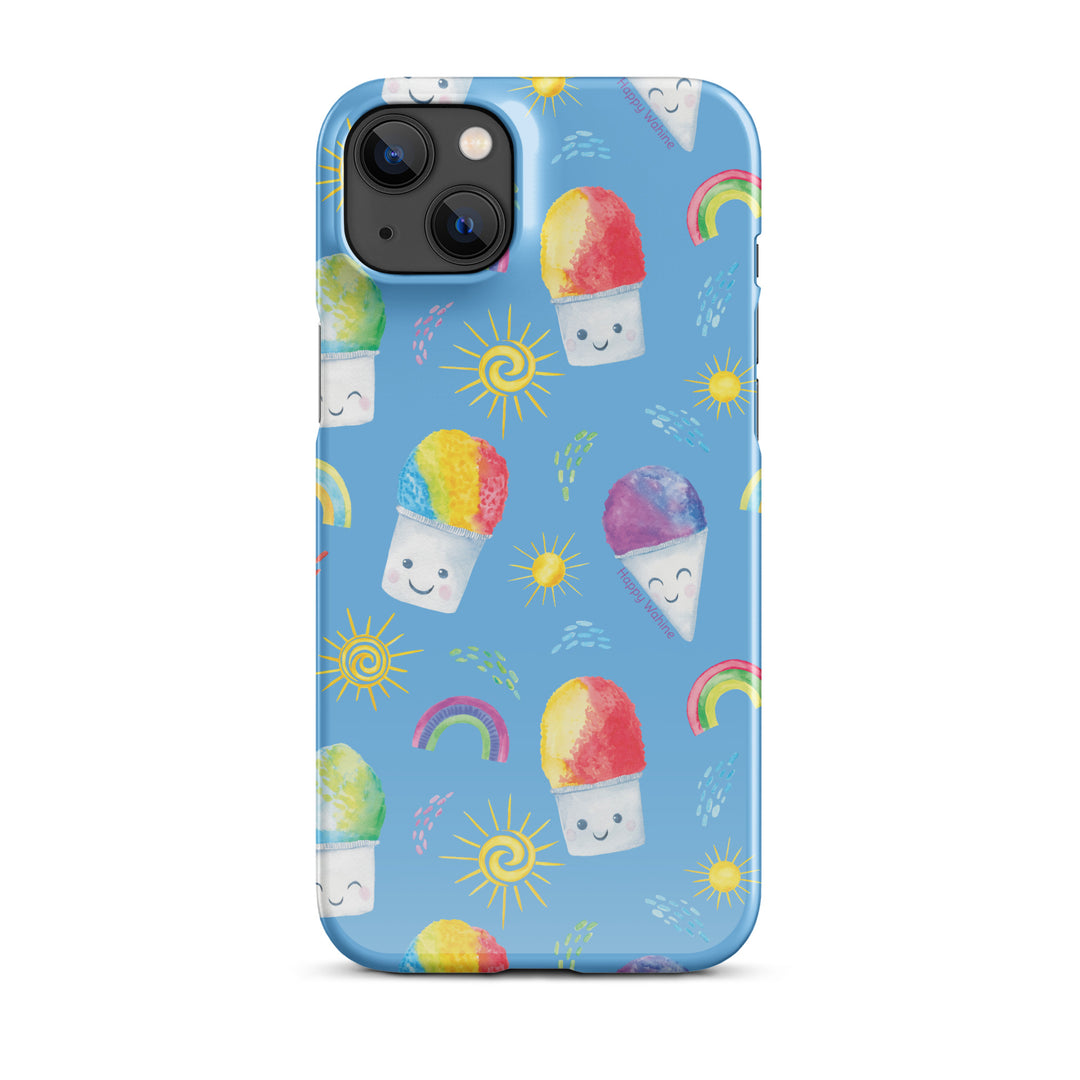 Snap case for iPhone® Shave Ice Blue
