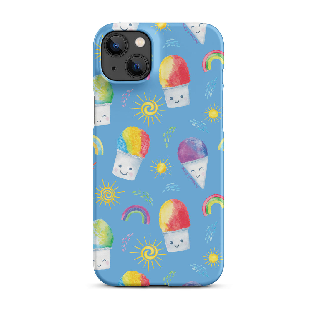 Snap case for iPhone® Shave Ice Blue