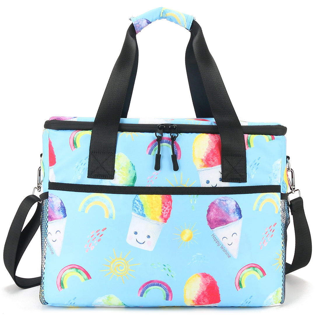 Cooler Tote Large Shave Ice Blue