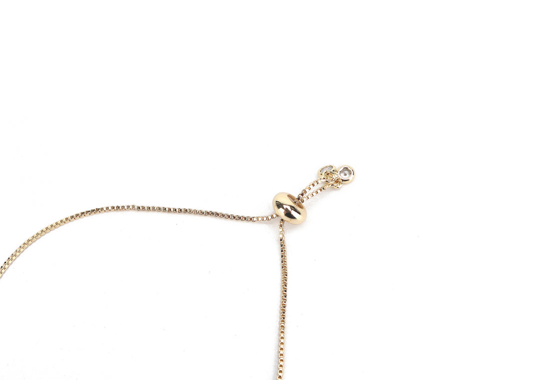 JW Crystal Bracelet Gecko Gold