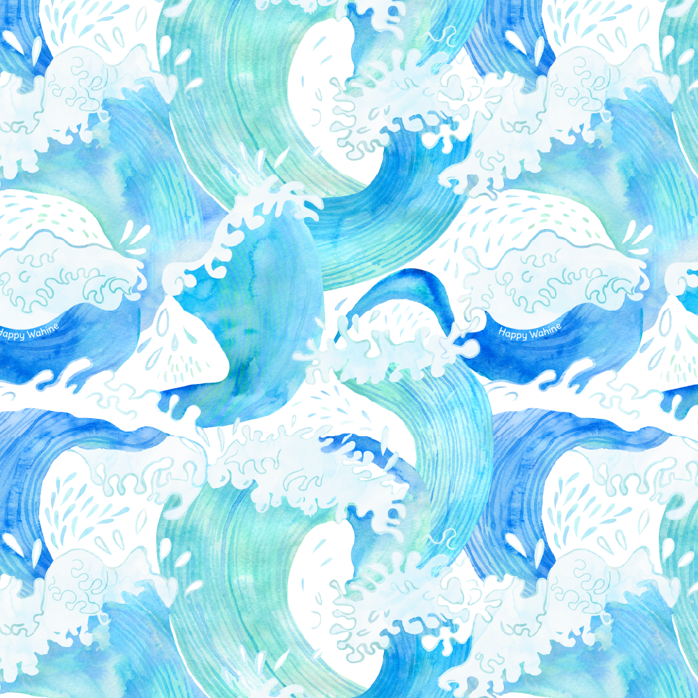 Waves Blue