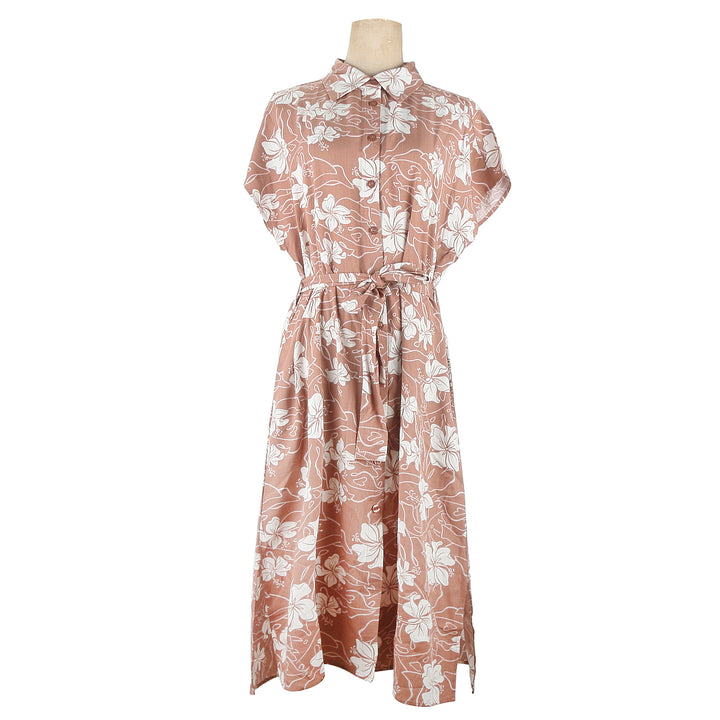 Medi Dress Kiana Hibiscus Mocha