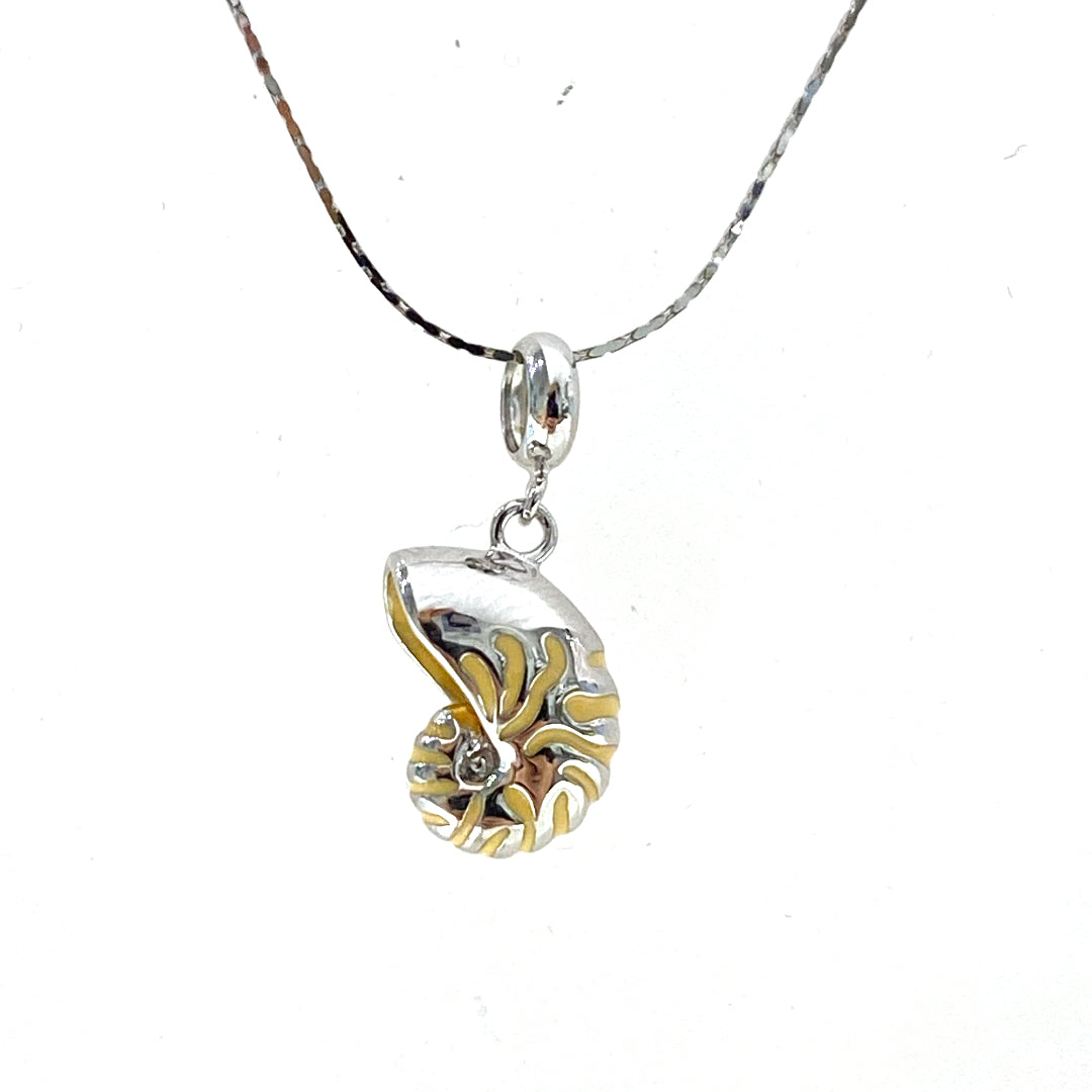 JW Neck 16" 925 Seashell Enam Yellow