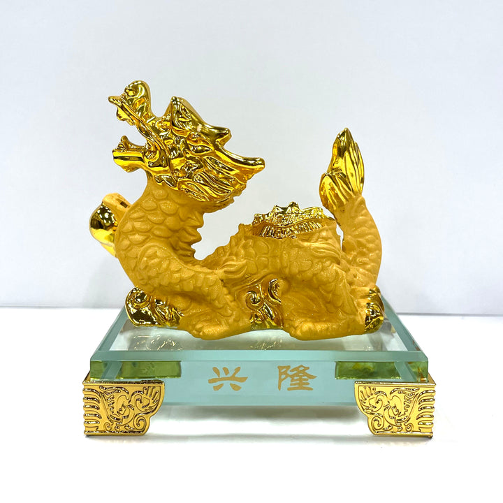 CNY Zodiac Glass Figurine Dragon