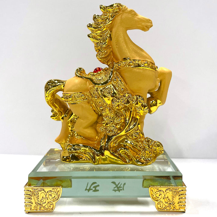 CNY Zodiac Glass Figurine Horse