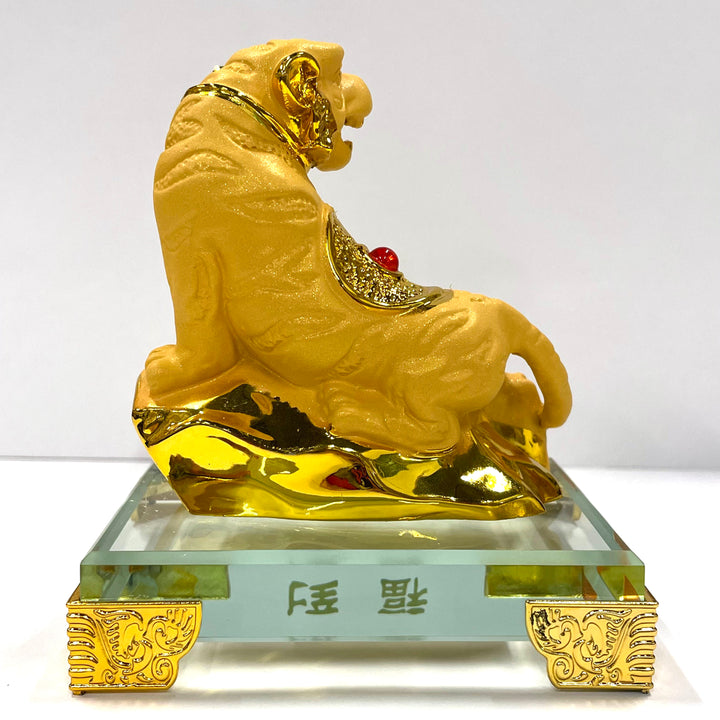 CNY Zodiac Glass Figurine Tiger