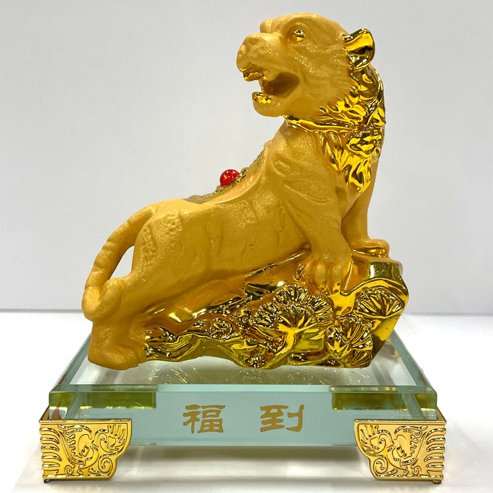 CNY Zodiac Glass Figurine Tiger