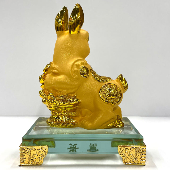 CNY Zodiac Glass Figurine Rabbit