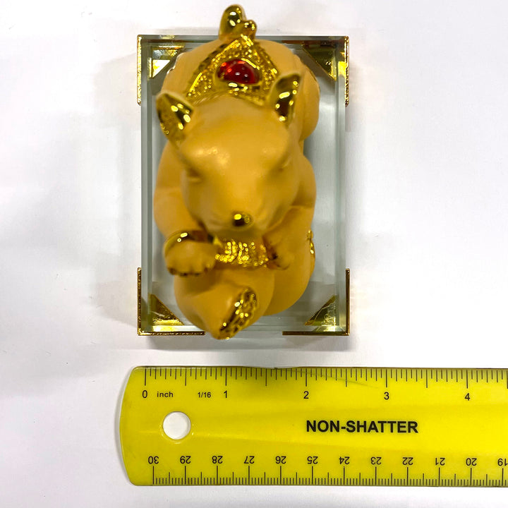 CNY Zodiac Glass Figurine Rat