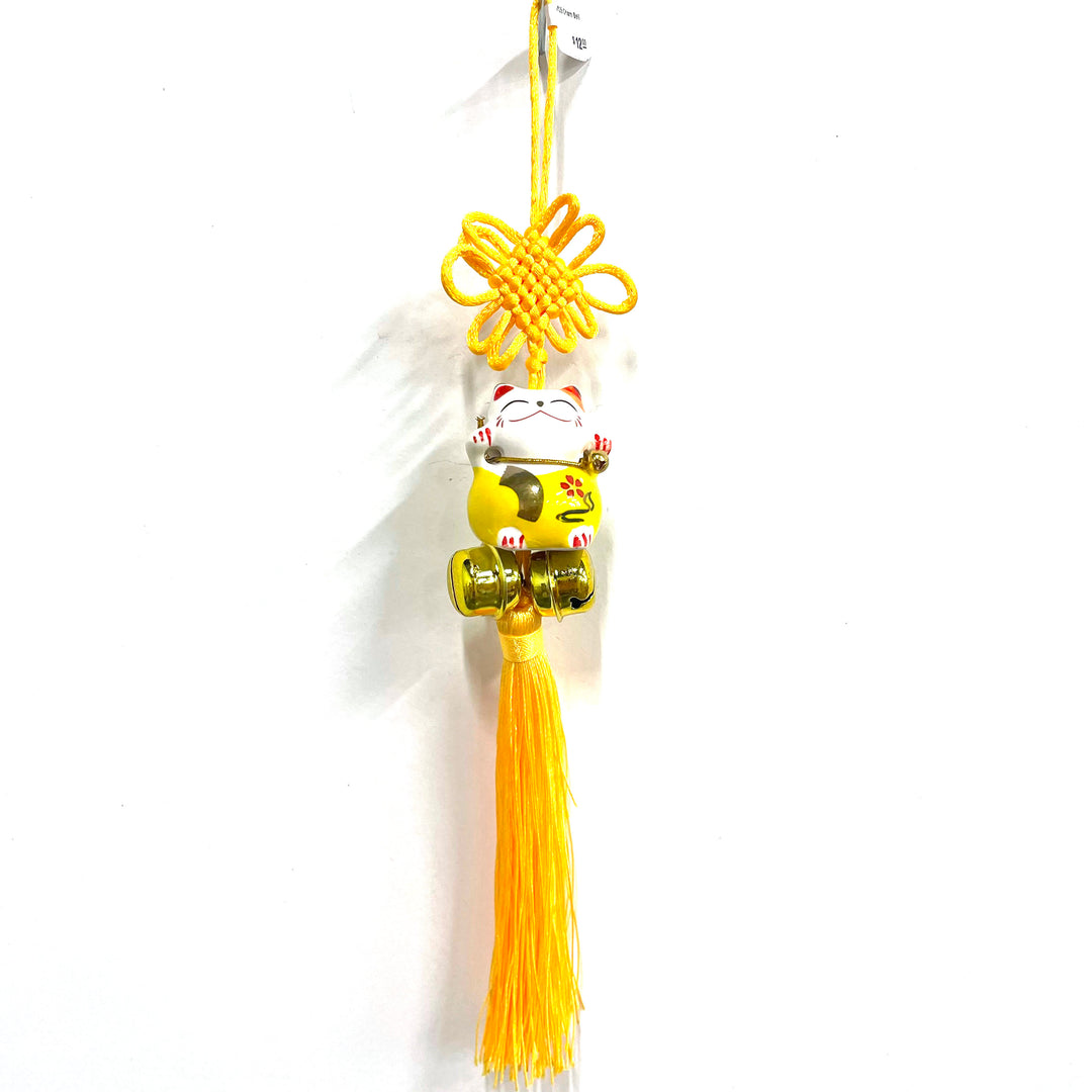 CNY Yellow Lucky Cat Charm