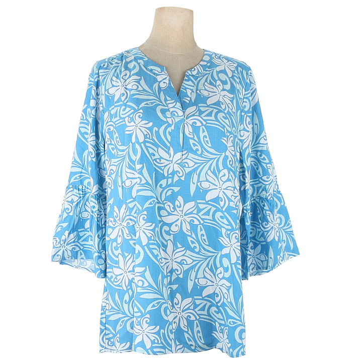 Blouse Napua Tiare Infinity Blue