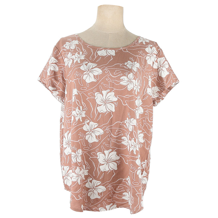 Top Luana Hibiscus Mocha