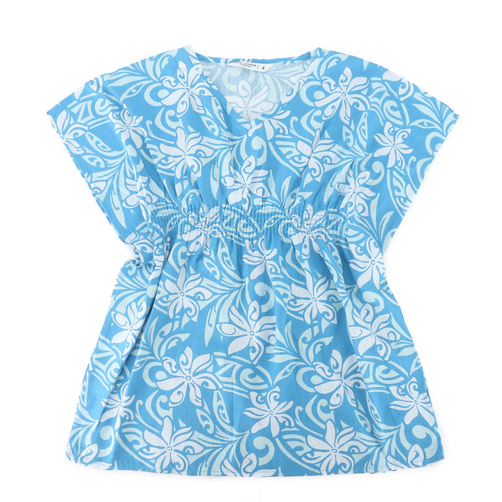 Girls Flow Dress Anela Mini Tiare Infinity Blue