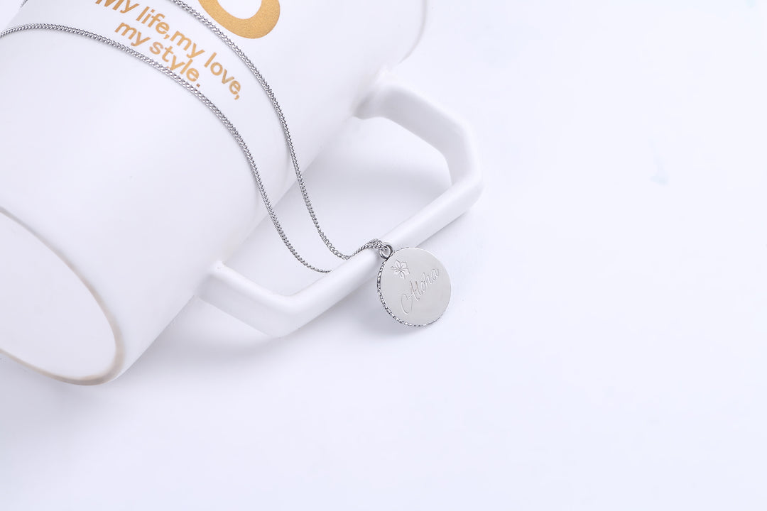 Necklace Aloha Wahine Silver 26in