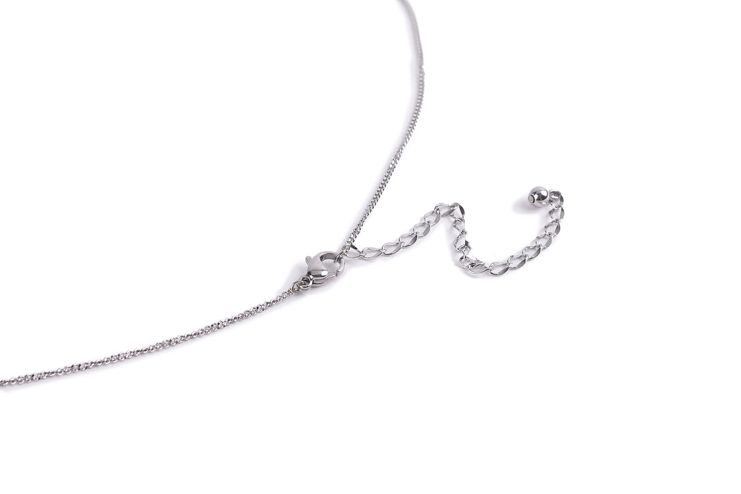 Necklace Aloha Wahine Silver 26in