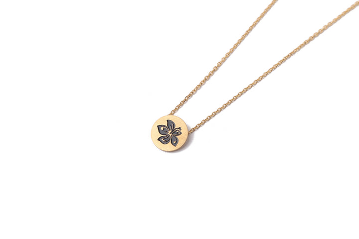 Necklace Aloha Hibiscus Gold