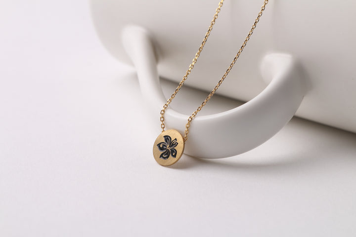 Necklace Aloha Hibiscus Gold