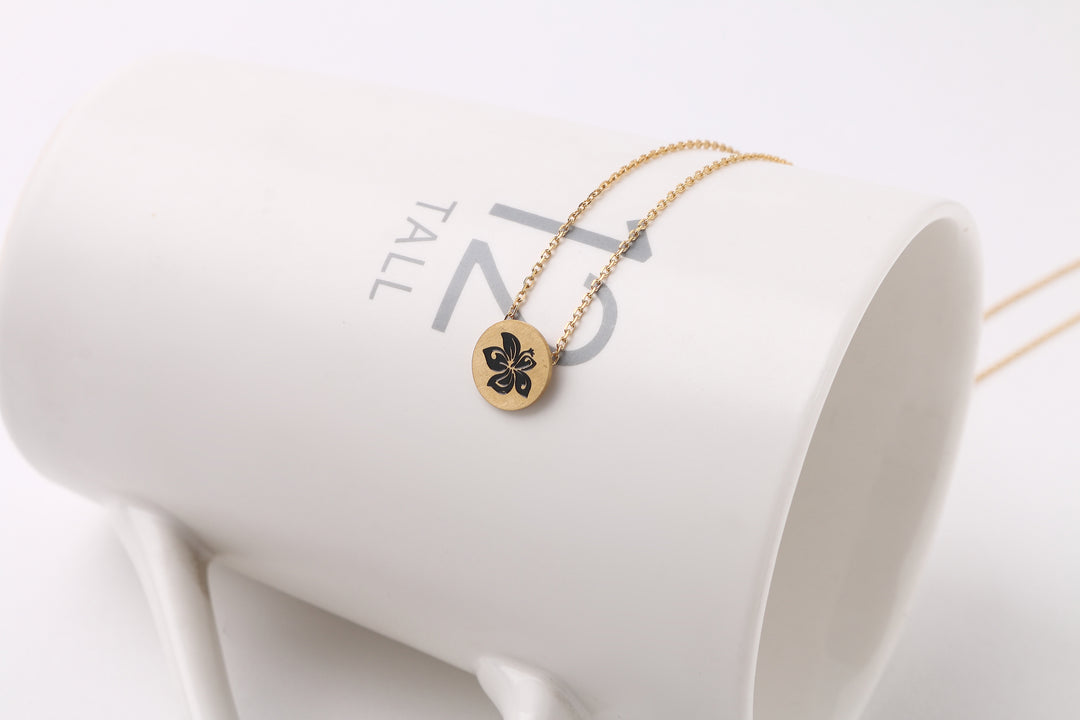 Necklace Aloha Hibiscus Gold