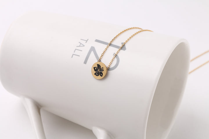 Necklace Aloha Hibiscus Gold