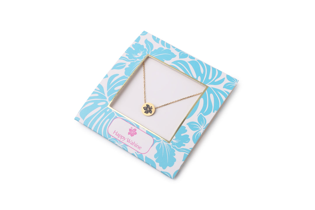 Necklace Aloha Hibiscus Gold