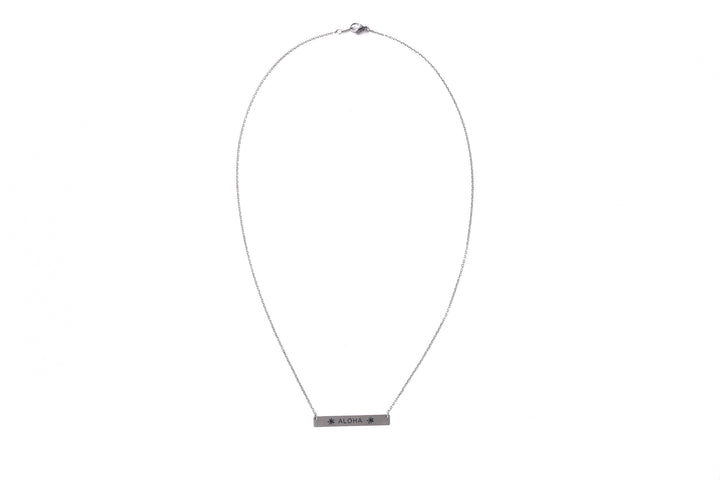 Necklace Aloha Bar Silver