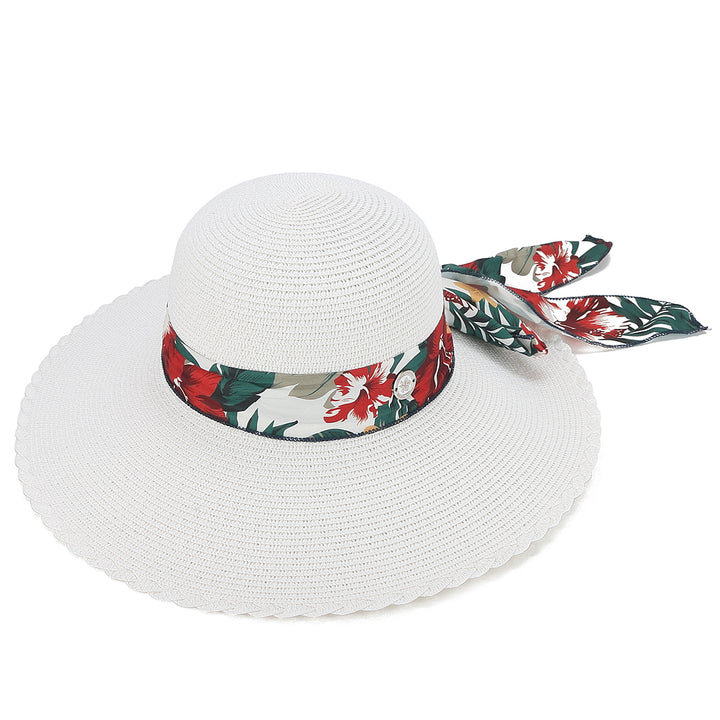 Hat Round Tulip White