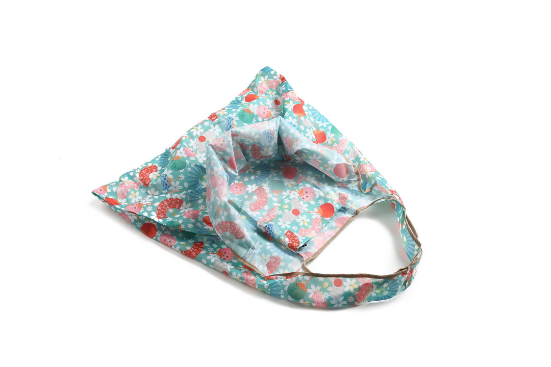 Foldable Bag Jackie Fan Green