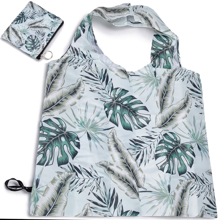 Foldable Bag Jake Monstera Teal