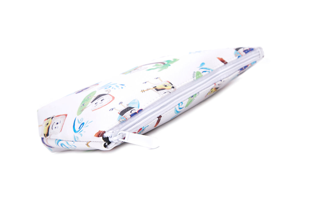 Pouch Gusset Medium Musubi White