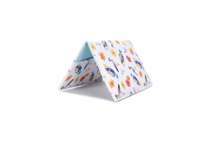 Passport Case Humu Nene Hibiscus White