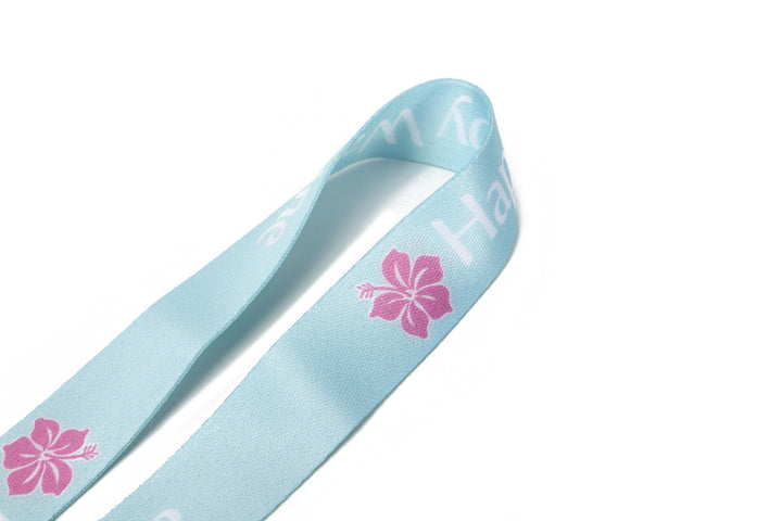 Lanyard Happy Wahine Teal