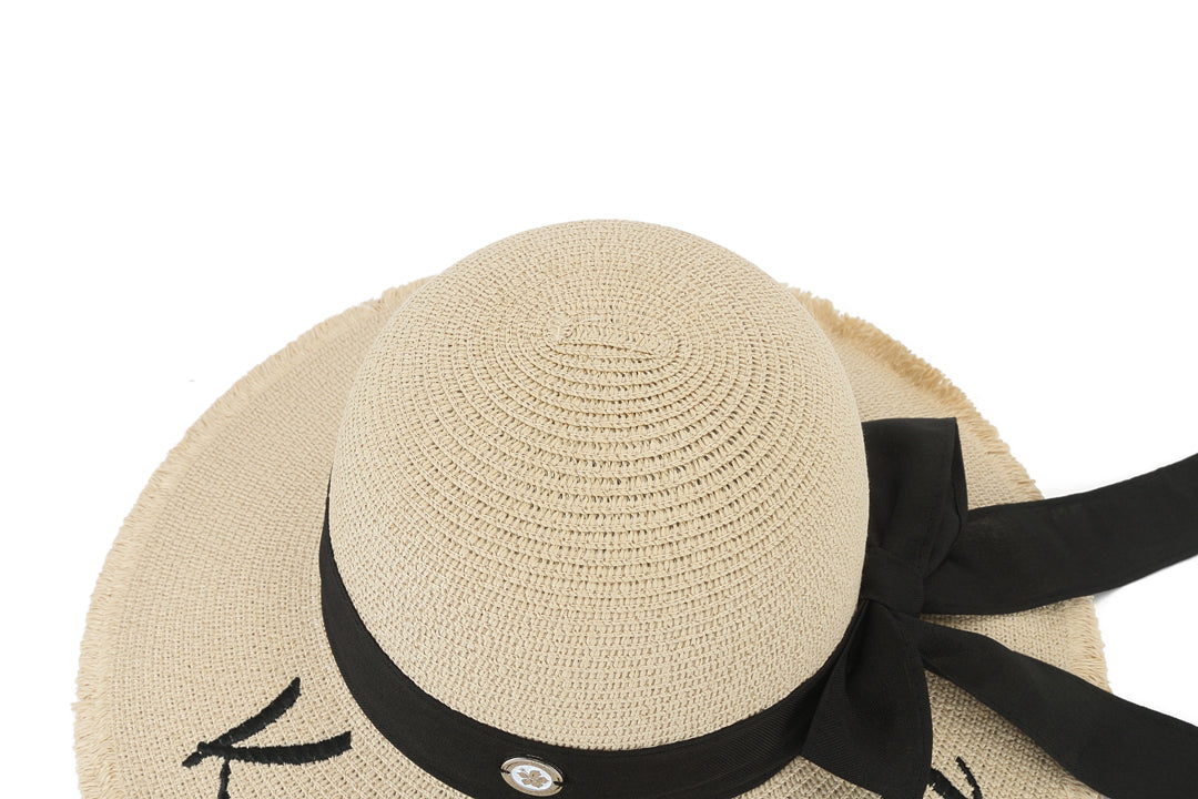 Hat Gardenia Kulia i ka nu'u Beige
