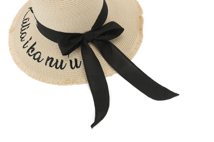 Hat Gardenia Kulia i ka nu'u Beige