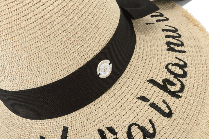 Hat Gardenia Kulia i ka nu'u Beige