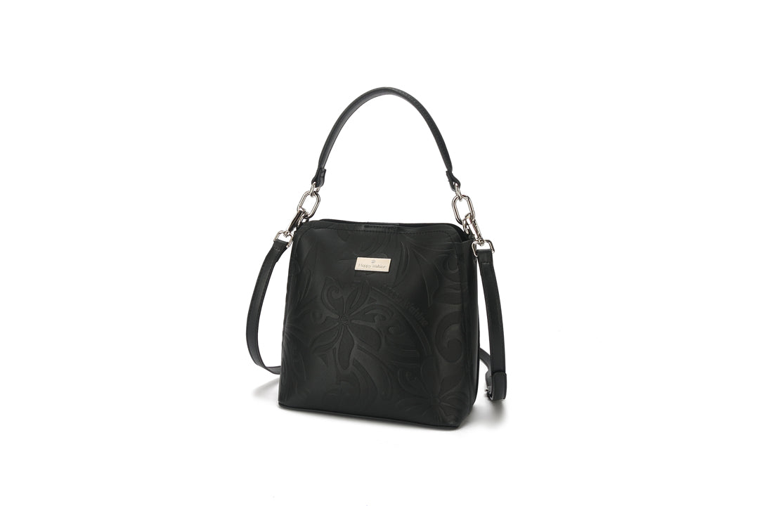 Crossbody Abby Tiare Infinity Embossed Black