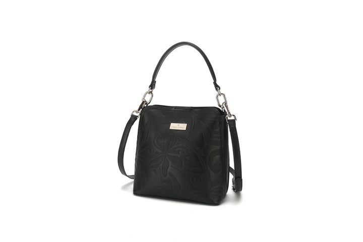 Crossbody Abby Tiare Infinity Embossed Black