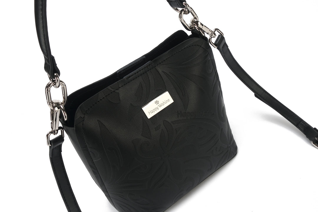 Crossbody Abby Tiare Infinity Embossed Black