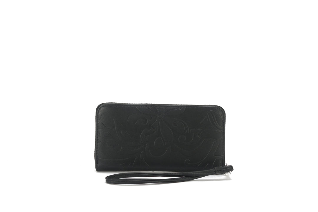 Wallet Kaylee Tiare Infinity Embossed Black
