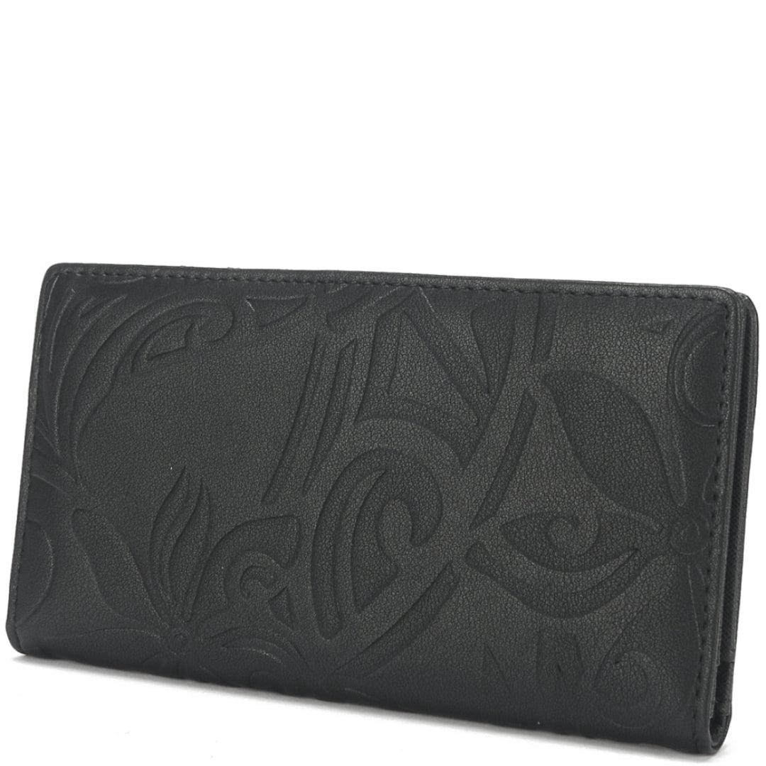 Wallet Teyla Tiare Infinity Embossed Black