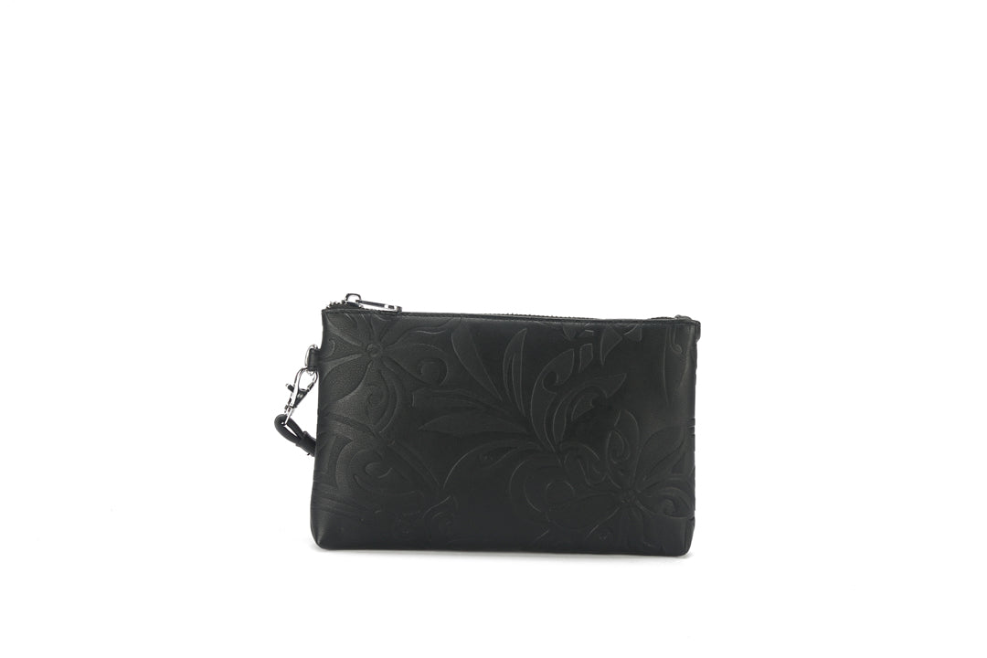 Wristlet Melody Tiare Infinity Embossed Black
