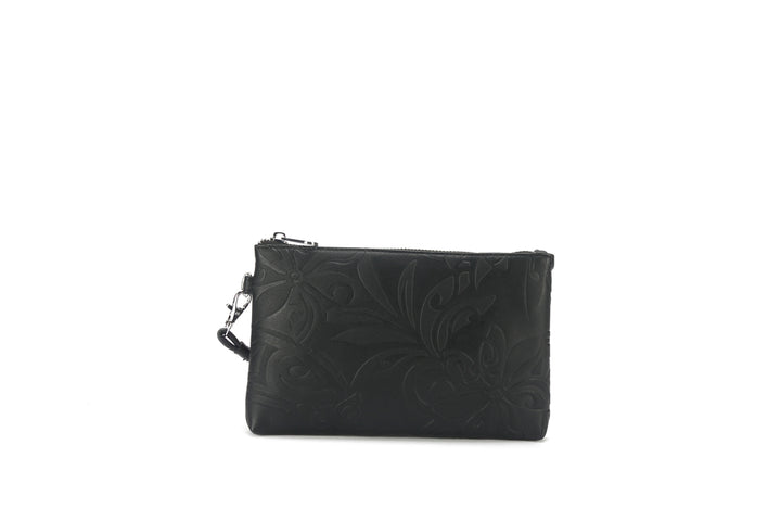 Wristlet Melody Tiare Infinity Embossed Black
