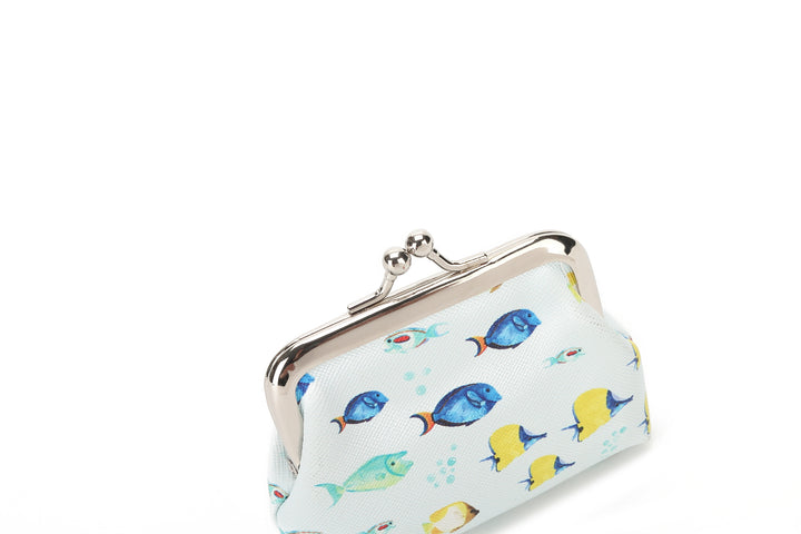 Pouch Coin Large Fish Ohana Blue