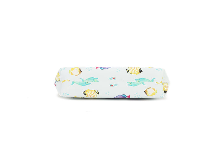 Pouch Gusset Medium Fish Ohana Blue