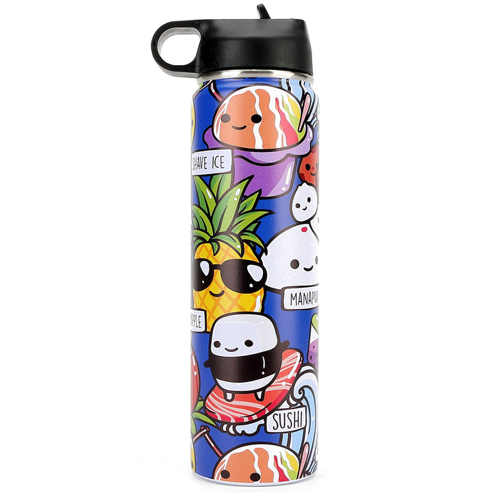 Insulated Water Bottle 24oz Craving Hawaii Blue