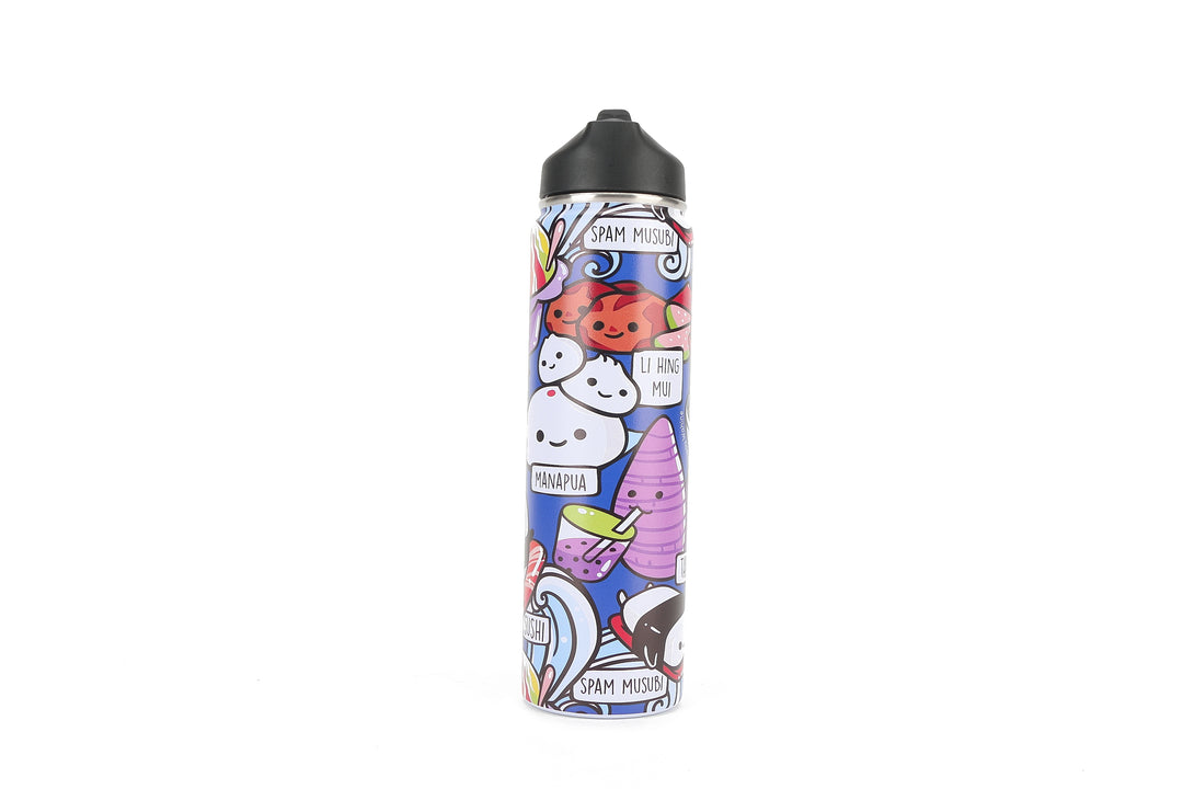 Insulated Water Bottle 24oz Craving Hawaii Blue