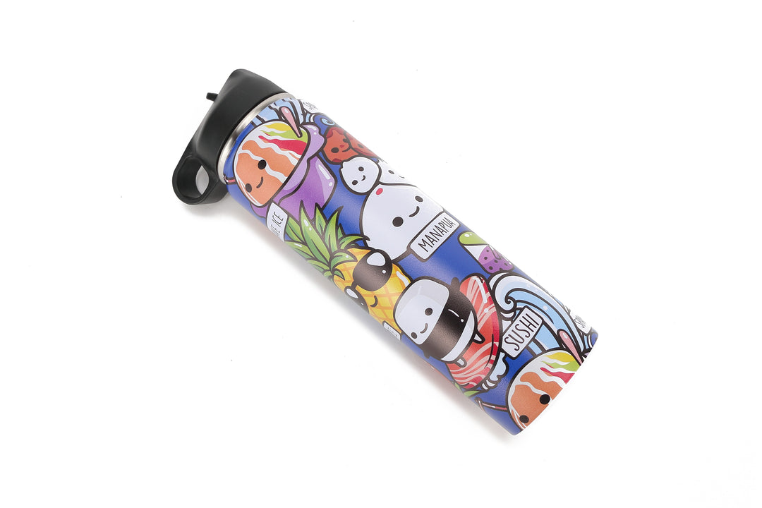 Insulated Water Bottle 24oz Craving Hawaii Blue